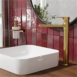 Высокий смеситель для раковины Wasserkraft Havel 3603H матовое золото 44975