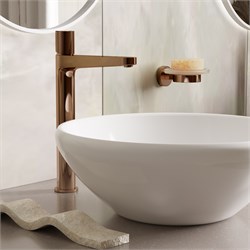 Высокий смеситель для раковины Wasserkraft Paar 8803H розовое золото 44981