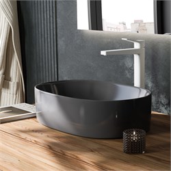 Высокий смеситель для раковины Wasserkraft Weil 2303H белый матовый 44987