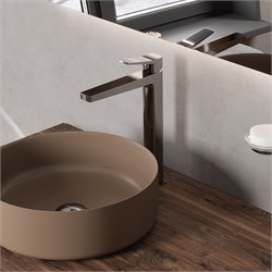 Высокий смеситель для раковины Wasserkraft Aula 1103H хром 44988
