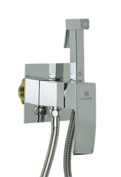 Гигиенический душ скрытого монтажа GANZER GZ44157 хром 45050