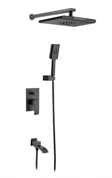 Душевая система скрытого монтажа Ganzer GZ44065-C черная матовая 45124