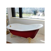 Ванна чугунная Magliezza Gracia Red 170x76 (ножки хром)