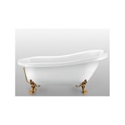 Ванна акриловая отдельно стоящая ванна Magliezza Alba (155,5x72,5) ножки бронза