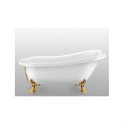 Ванна акриловая отдельно стоящая ванна Magliezza Alba (155,5x72,5) ножки золото