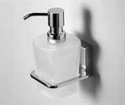 Дозатор для жидкого мыла стеклянный, 300 ml WasserKraft Leine K-5099