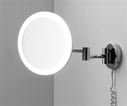 Зеркало с LED-подсветкой, 3-х кратным увеличением WasserKraft K-1004