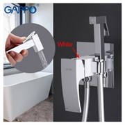 Гигиенический душ скрытого монтажа GAPPO G7207-8 белый/хром
