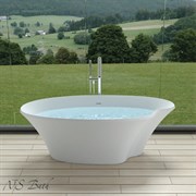 Ванна из искусственного камня NS Bath NSB-18903G 180x90 белая глянцевая