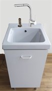 Комплект для постирочной AliceCeramica Laundry 300313 на 46 см со смесителем и дозатором Комплект для постирочной AliceCeramica Laundry 300313 на 46 см со смесителем и дозатором
