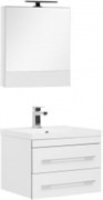 Комплект мебели для ванной Aquanet Верона NEW 58 белый (подвесной 2 ящика)