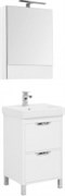 Мебель для ванной Aquanet Гретта 55 New белый (2 ящика)