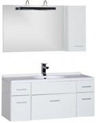 Мебель для ванной Aquanet Данте 110 L белый (1 навесной шкафчик)