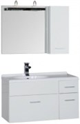 Мебель для ванной Aquanet Данте 85 L белый (1 навесной шкафчик)