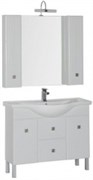 Мебель для ванной Aquanet Стайл 105 белый (2 дверцы 2 ящика)