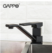 Смеситель для кухни Gappo Fatura G4517-6 черный матовый