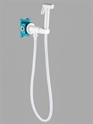 Гигиенический душ с прогрессивным смесителем ALMAes AGATA AL-877-06 белый матовый