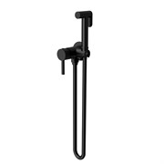 Гигиенический душ скрытого монтажа Raiber Premium Graceful RP-009 цвет черный матовый