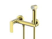 Гигиенический душ с настенным смесителем Raglo R03.51.03 золото матовое