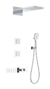 Душевая система с термостатом встраиваемая WONZON & WOGHAND WW-D4538-A-CR хром 44408