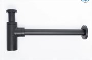 Сифон черный для раковины Gid G-74BL черный матовый 44470