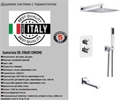 Душевая система с термостатом скрытого монтажа Santarinio SB-310601 хром 42683