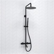 Душевая система с термостатом Wasserkraft Thermo A288.258.217.BM черная матовая 44799