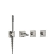 Смеситель скрытого монтажа для ванны с душем Wasserkraft Tauber A6451.296.298.275.100.276 никель 44819