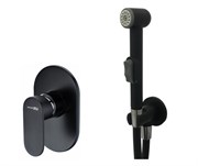 Гигиенический душ скрытого монтажа Wasserkraft Elbe A7451.083.236.081 черный матовый 44832