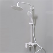 Душевая система со смесителем Wasserkraft Mindel A18501 белая матовая 33618