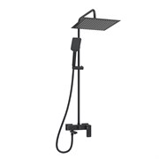 Душевая система со смесителем Wasserkraft Abens A277.162.130.BM черная матовая 44863