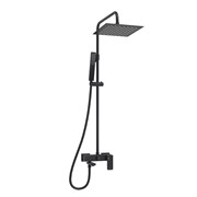 Душевая система со смесителем Wasserkraft Abens A277.255.218.BM черная матовая 44864