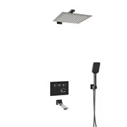 Душевая система скрытого монтажа с термостатом WasserKraft Thermo A8458.182.200.186.195.202.176 оружейная сталь 44939