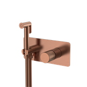 Гигиенический душ скрытого монтажа Boheme STICK COPPER BRUSHED 127-CB.4 брашированная медь 44949