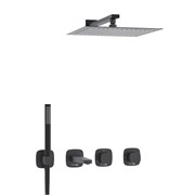 Душевая система скрытого монтажа Wasserkraft Nuthe A9151.265.315.219.162.327.242.217 черная матовая 44962