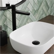 Высокий смеситель для раковины Wasserkraft Fulda 5203H черный матовый 44980