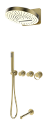 Душевая система скрытого монтажа Ganzer GZ19168-S золото матовое 45131