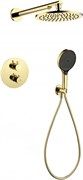 Душевая система скрытого монтажа с термостатом Grocenberg GB5093GO золото глянец 45156