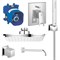 Душевая система скрытого монтажа GROHE Eurocube 23409000 хром 23409000