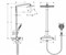 Душевая система с термостатом Hansgrohe Raindance 27112400 белый/хром 27112400