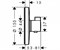Душевая система скрытого монтажа с термостатом Hansgrohe Ecostat S 15755+ 27493 хром 15755+ 27493