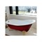 Ванна чугунная Magliezza Gracia Red 170x76 (ножки хром) - фото 110201