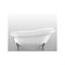 Ванна акриловая отдельно стоящая ванна Magliezza Alba (155,5x72,5) ножки хром - фото 110665
