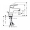 Смеситель для раковины Hansgrohe Logis 71077000 71077000