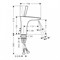 Смеситель для раковины Hansgrohe PuraVida 15074000 15074000