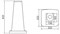 Раковина подвесная с пьедесталом BELBAGNO BOHEMIA BB115L+BB115P на 70 см 20552 - фото 135134
