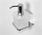 Дозатор для жидкого мыла стеклянный, 300 ml WasserKraft Leine K-5099WHITE - фото 136684