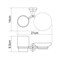 Держатель стакана и мыльницы Wasserkraft Aller K-1126C 20790
