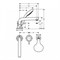 Смеситель на борт ванны Hansgrohe Talis S 72417000 25070