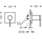 Смеситель для душа скрытого монтажа TRES MONO-TERM 20117701, С ЗАТВОРОМ И РЕГУЛЯТОРОМ ПОТОКА 25697